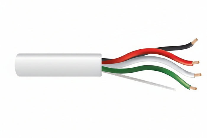 31221012 16/4 Stranded Unshielded Cable, Plenum, CMP, FT6, 1000' (304.8 m) Reel, Natural