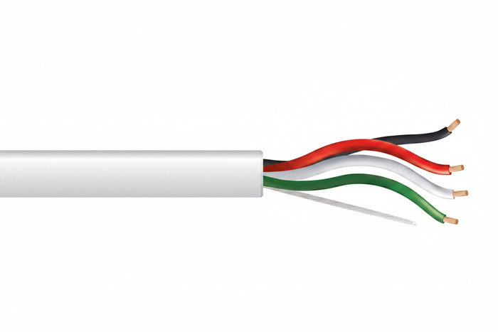 31221012 16/4 Stranded Unshielded Cable, Plenum, CMP, FT6, 1000' (304.8 m) Reel, Natural