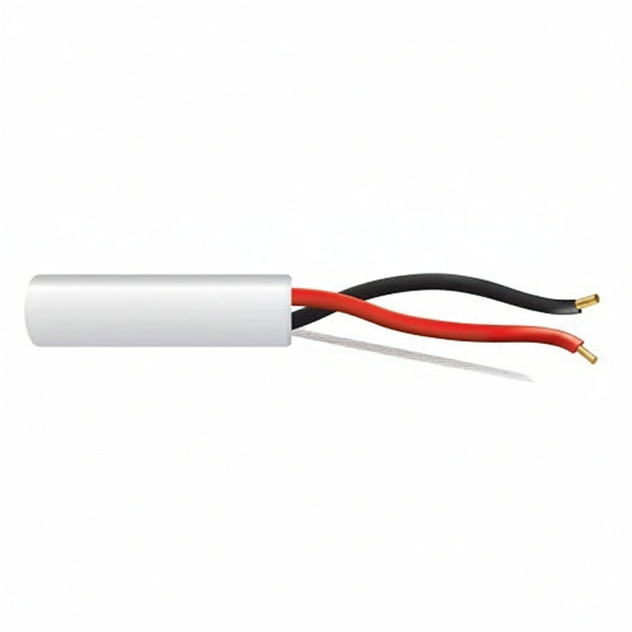 43131001 14/2 Solid Unshielded Fire Alarm Cable, Riser, FPLR, 1000' (304.8 m) Reel, White