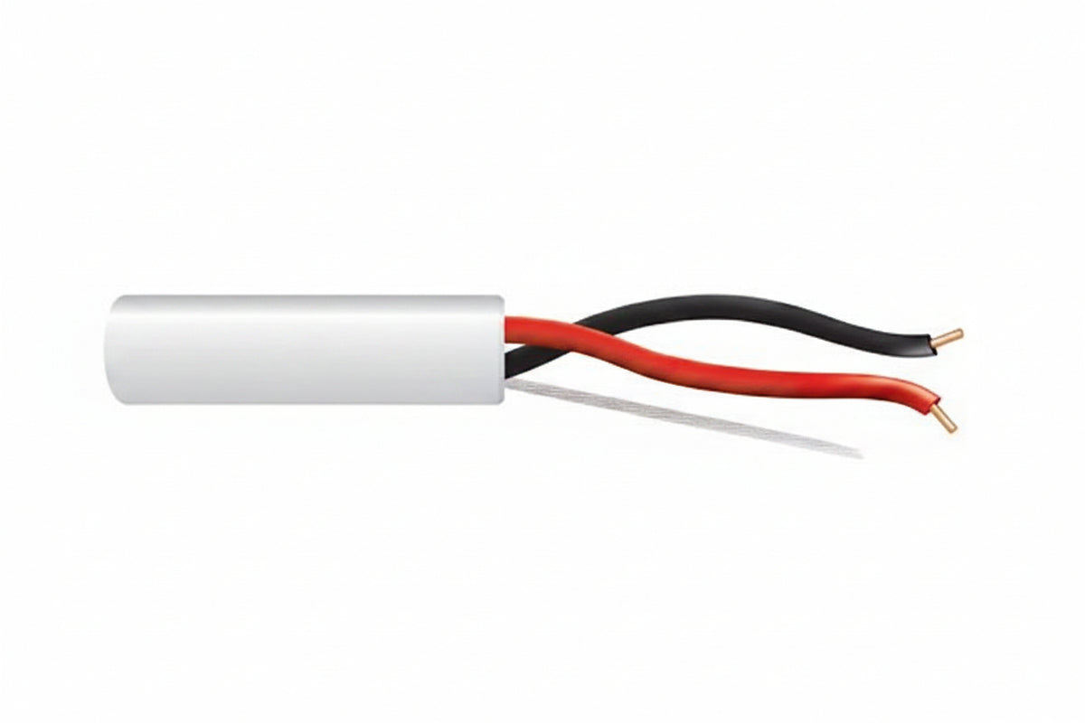 43131001 14/2 Solid Unshielded Fire Alarm Cable, Riser, FPLR, 1000' (304.8 m) Reel, White