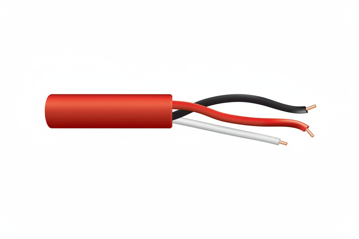 45081004 18/6 Solid Unshielded Fire Alarm Cable, Plenum, FPLP, 1000' (304.8 m) Reel, Red