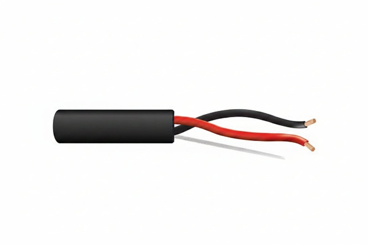 52855008 14/2 (105-Strand Oxygen-Free Copper) Audacious Unshielded Speaker Cable, Direct Burial, CM, 500' (152.4 m) Reel, Black