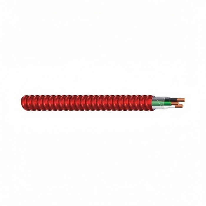 Genesis 55468703 18/4 Ground AlumArmor Cable, Red, 1000'