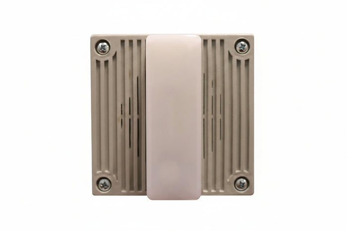 Eaton MT4-115-WH-VNS MT Multitone Horn Strobe, Xenon, Wall, No Lettering, Clear Lens, 115 cd, 120V AC, Indoor Outdoor, Gray