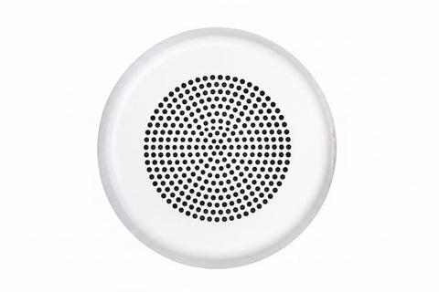 Eaton ELSPKWC Wheelock Eluxa LED High Fidelity Speaker, Ceiling, FIRE Lettering, 24VDC, White