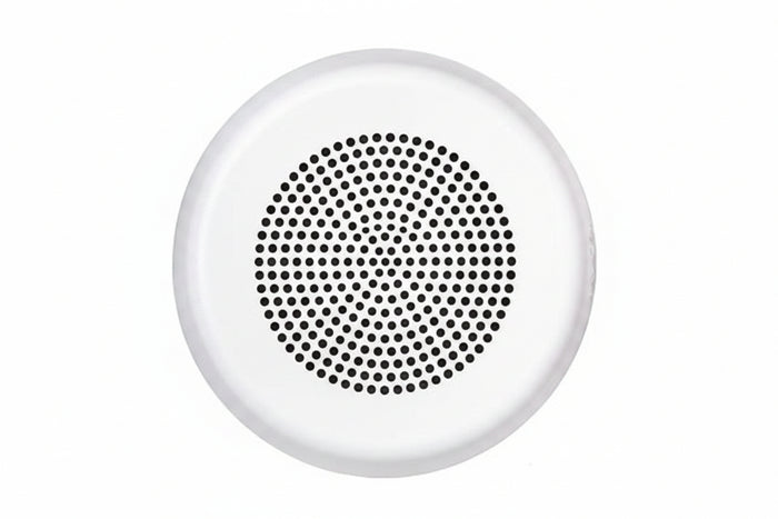 Eaton ELSPKWC Wheelock Eluxa LED High Fidelity Speaker, Ceiling, FIRE Lettering, 24VDC, White