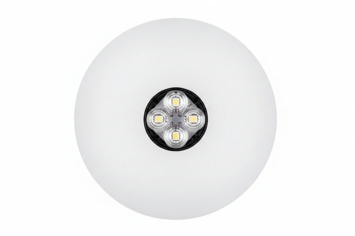 Eaton ELSTWC-N Eluxa LED Indoor Strobe, Ceiling Mount, 24V, 15/177 cd, No Lettering, White