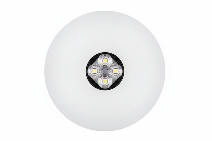 Eaton ELSTWC-N Eluxa LED Indoor Strobe, Ceiling Mount, 24V, 15/177 cd, No Lettering, White