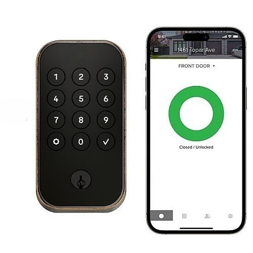 Yale Pro 2 Keypad WiFi Smart Lock Oil Rubbed Bronze YRD614-WF1-0BP