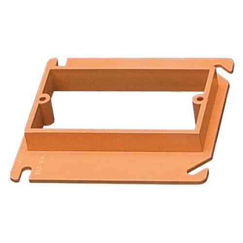 SCA410 Non-Metallic PVC Mud Ring, 4"Lx4"W, 1/2" Raised   This product is sold at minimum quantity of 20.