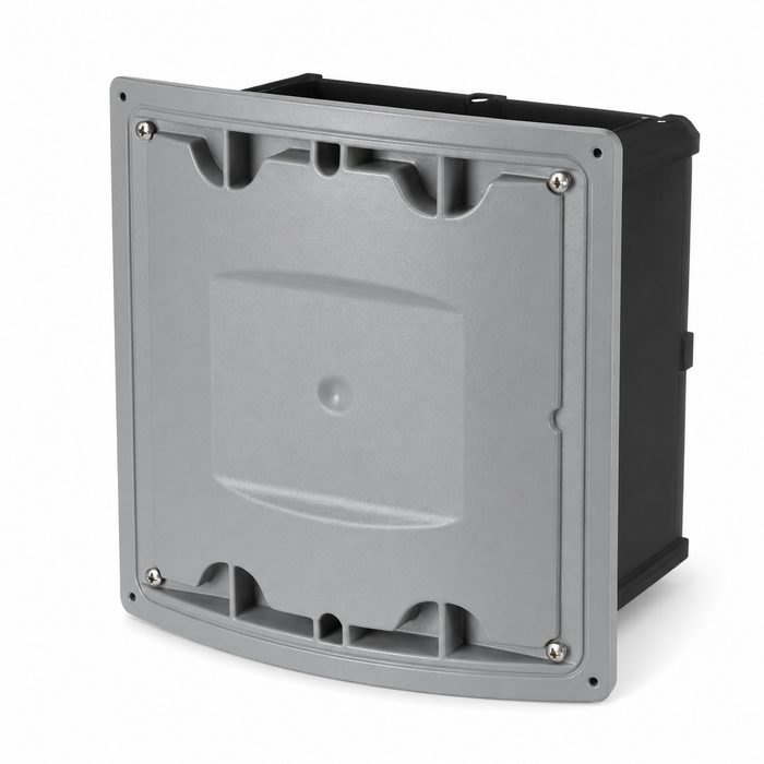 E88C24 Carlon Curved Lid Non-Metallic Junction Box Assembly, 8x8x4"