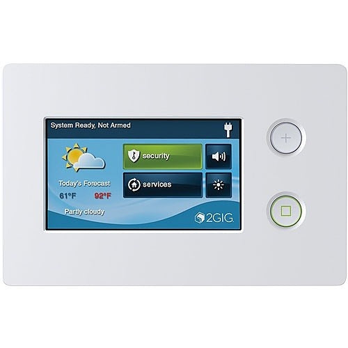 2GIG TS2-E Wireless 900MHz Touchscreen Keypad for GC2e Security Systems
