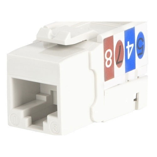 Wirepath WP-CAT6-RJ45-WH Cat6 90° Keystone Jack RJ45 White UTP