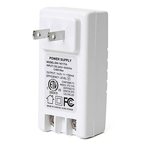 2GIG AC1 14V DC Replacement Power Supply for GC2 GC3 Security Panels